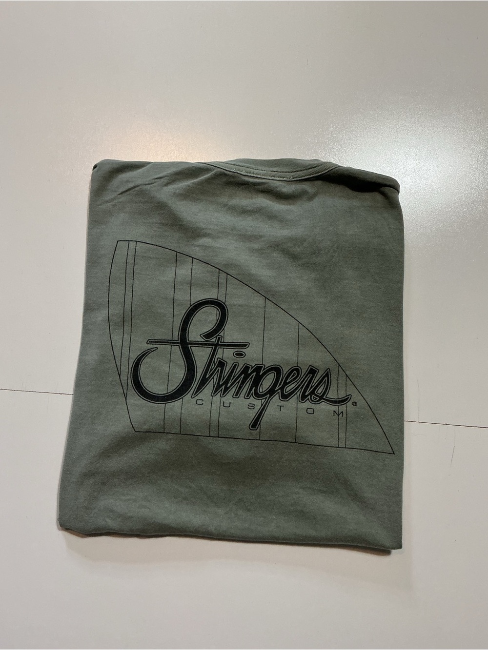 Vintage 90s Stringers Custom Surfboards Surf Skate Single Stitch T-Shirt